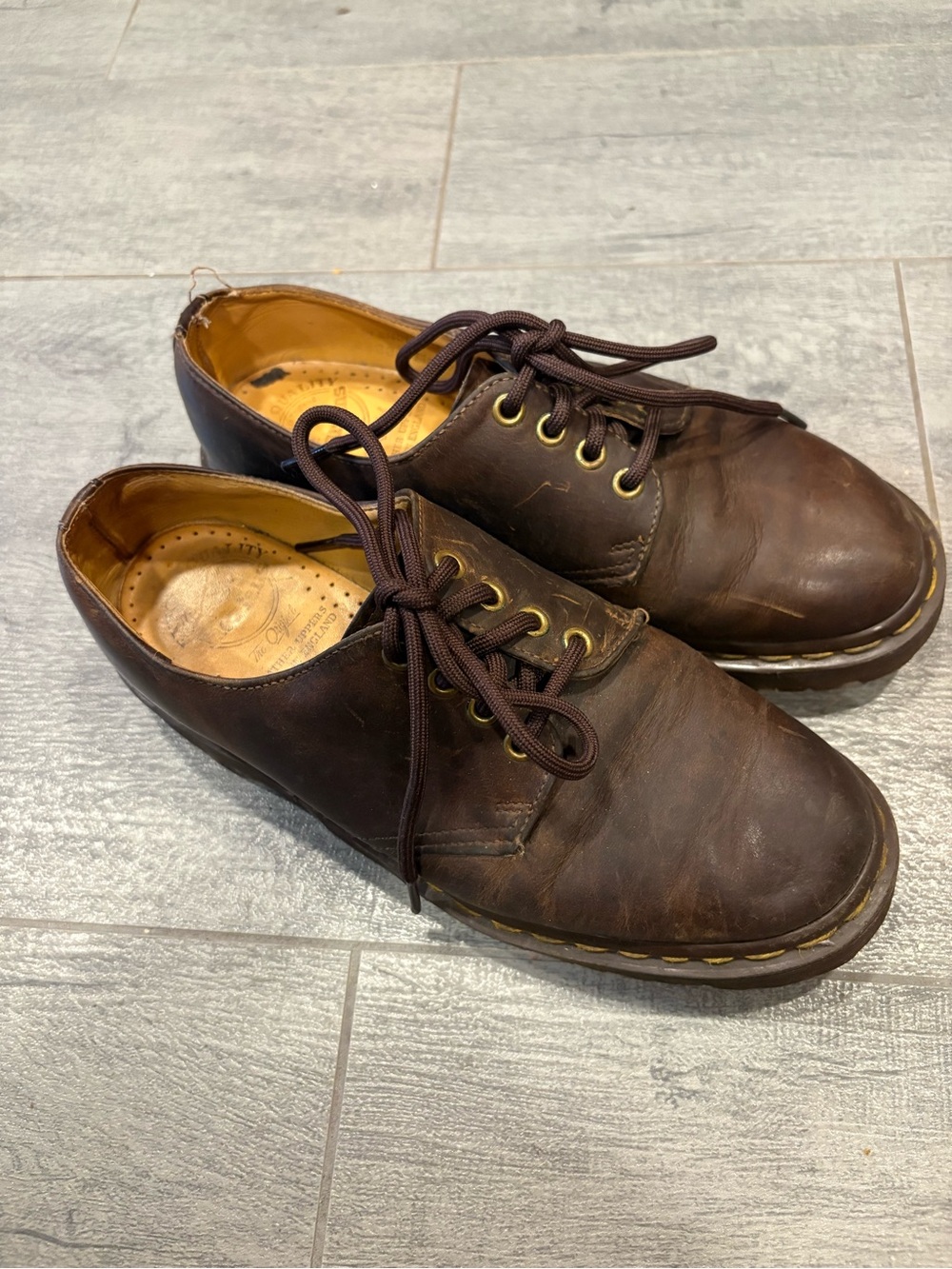 Dr. martens vintage Oxford shoes brown men’s UK 6/ US 7 women’s US 8